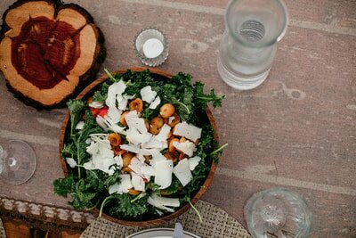 A Grazing Life dinner and food